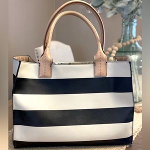 Kate Landry Black & White Tote Bag